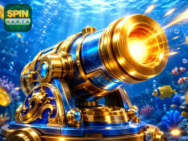 Gambar Fishing Disco dengan suasana permainan bertema laut